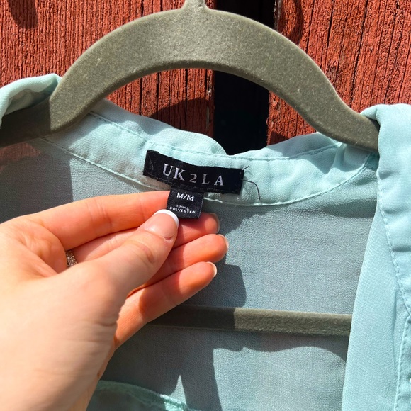 Mint green blouse - Picture 2 of 6